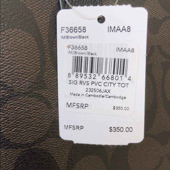 Gaby’sBags💕👜-NWT Coach Reversible Purse💕💕 - Picture 4 of 6